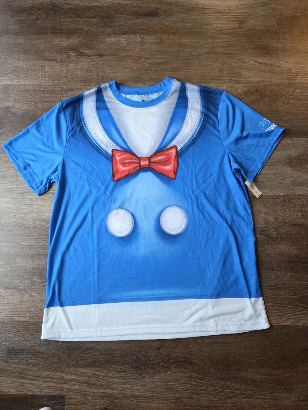 NWT NEW Disneyland Disney Parks Donald Duck All-Over Print T-Shirt size Large